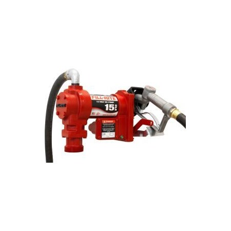 Fill-Rite Fill-Rite FR1210H, DC Fuel Transfer Pump w/20" Steel Telescoping Suction Pipe, 15 GPM, 2" Bung Mount FR1210H